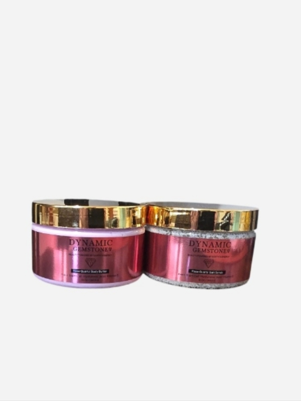 Dynamic Gemstone Rpse Quartz Body Butter & Salt Scrub